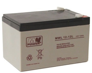 Akumulator MW Power 12 V 12 Ah