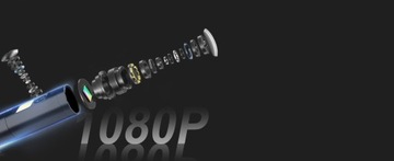 KAMERA INSPEKCYJNA Z RUCHOMA GŁOWICA OBROTOWA ENDOSKOP 2x KAMERY 1,5M 360°