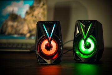 НАБОР ДИНАМИКОВ ДЛЯ НОУТБУКА BALANCE 2.0 GAMING LED RGB USB 5V 8W