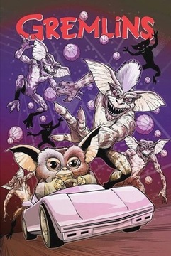 Plakat na płótnie Gremlins 1/2 klasyczny film dres