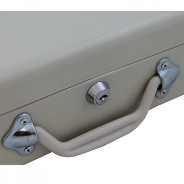 PRZENOŚNA KASETKA NA BILON GOTÓWKĘ CZARNA 20CM