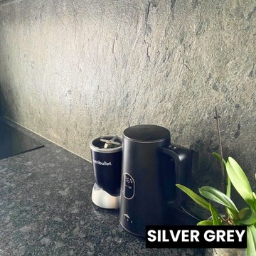 Каменный шпон Slate Black Gold Line 122x61x0,2 см | Плитка