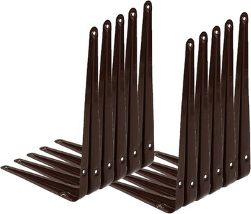 10X KĄTOWNIK PODPÓRKA WSPORNIK POD PÓŁKĘ 250X200MM