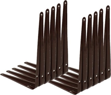 KĄTOWNIK POD PÓŁKĘ 10X WSPORNIK PODPÓRKA 25X20CM