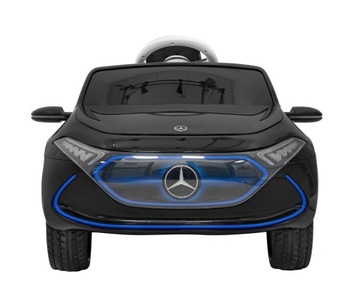 Mercedes Benz AMG EQA dla dzieci Czarny + Pilot + 5-punktowe pasy + EVA + W