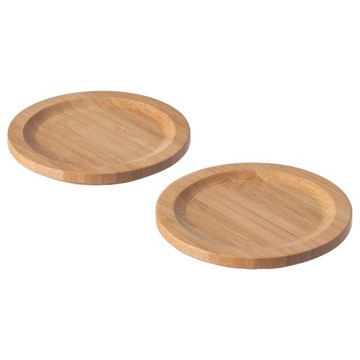 IKEA FORSEGLA Podkładka, bambus, 9 cm, 2 szt