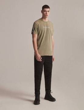 Koszulka T-Shirt Diverse DAKAR - DKR WASH 01 Khaki