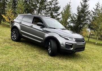 Land Rover Range Rover Evoque I SUV 5d Facelifting 2.0D eD4 150KM 2017 Land Rover Range Rover Evoque oryginalny lakier, SKORA, nawigacja, kamera,, zdjęcie 3