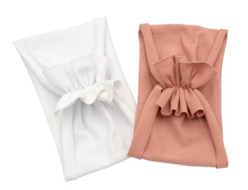 Opaska SZEROKA 2 szt turban motylek na lato 44-47