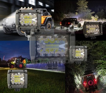 ГАЛОГЕННЫЙ СВЕТОДИОДНЫЙ ПРОЖЕКТОР 60ВТ РАБОЧАЯ ЛАМПА с отражателем 12В 24В МОЩНЫЙ