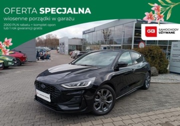 Ford Focus IV Hatchback Facelifting 1.0 EcoBoost 125KM 2024 Ford Focus 1.0 Ecoboost Hybrid 125KM ST-LineX SalonPL SerwisASO VAT23 Gwar, zdjęcie 1