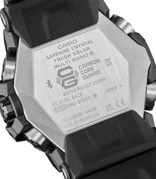 Zegarek męski Casio CASIO G-SHOCK Mudmaster GWG-B1000 -1AER