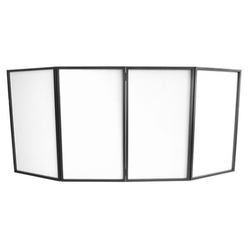 STAND4ME DJ ЭКРАН КОМПАКТНАЯ КРЫШКА С ПОДСВЕТКОЙ МОБИЛЬНЫЙ ЭКРАН БЕЛЫЙ