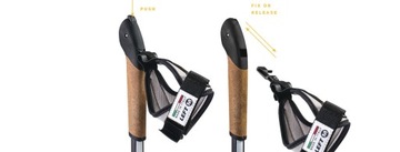 Vipole Traveler Pop Up зеленые беговые палки D для бега по пересеченной местности