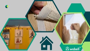 RZEP TAŚMA SAMOPRZYLEPNA Z KLEJEM DO CIĘCIA DO OBRAZÓW BIAŁA ROLKA 4,57m