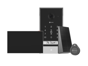 Видеодомофон Беспроводной Wi-Fi 2K Приложение для ворот на солнечной энергии