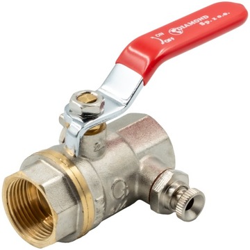 1/2 дюйма шарового клапана с вентиляционной латунной ручкой с твердым высоким качеством