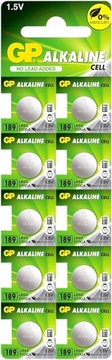 10x BATERIE ALKALICZNE GUZIKOWE GP LR54 LR1130 AG10 V389 G10 189 1,5V