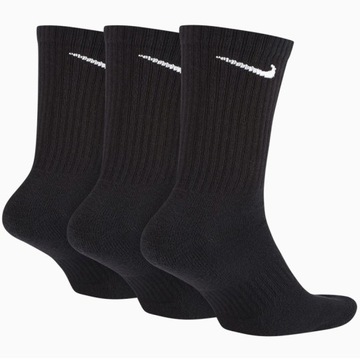 Nike ponožky ponožky čierne vysoké SX4508-001 M