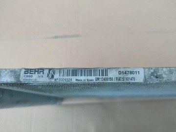 CHLADIČ KLIMATIZACE OPEL CORSA E,D,ADAM,FIAT