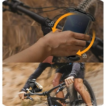 ВЕЛОСИПЕДНЫЙ ДЕРЖАТЕЛЬ ТЕЛЕФОНА ДЛЯ ВЕЛОСИПЕДА, МОТОЦИКЛА, СКРУЧЕННЫЙ, АНТИВИШОКОВЫЙ, 360°