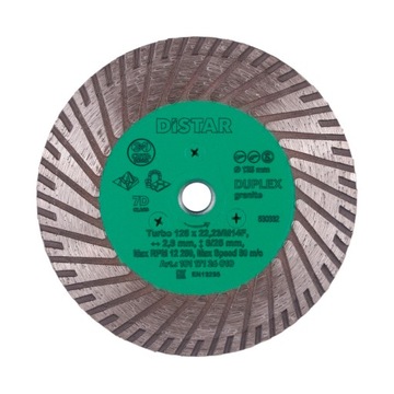 TARCZA DIAMENTOWA Ceramika Turbo 125 Duplex