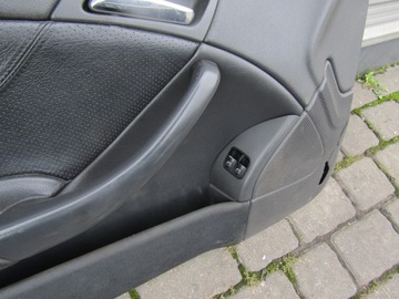 ( MERCEDES W203 КУПЕ ОБИВКА ДВЕРЕЙ L+R КОЖАНАЯ