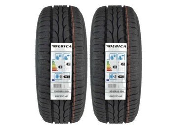 2 Opony letnie 195/55R15 DĘBICA PRESTO HP