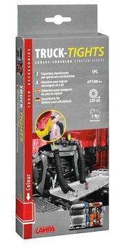 Чехол для спиральных кабелей, чехол для грузовика, полуприцепа, черный, комплект 220 см