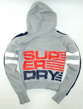 SUPERDRY BLUZA SZARA 38 M