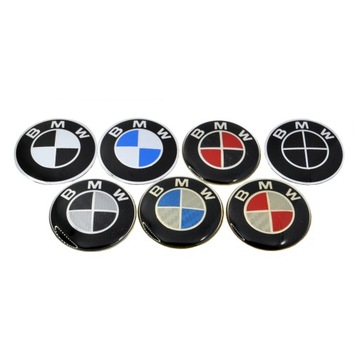 BMW 45mm Emblemat znaczek na kierownicę KOLORY