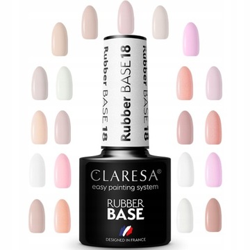 Гибридный лак CLARESA RUBBER RUBBER BASE