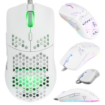 Drátová Myš Rgb Podsvícení Ultra Lehká Váha 72 g