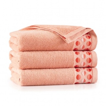 Ręcznik kąpielowy Zwoltex 100% bawełna egipska gruby 70x140 450g różowy