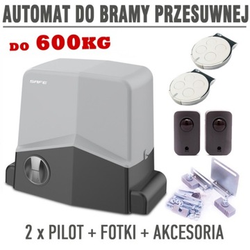 Napęd do bram przesuwnych SAFE Gato600