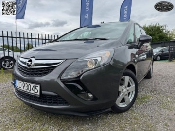 Opel Zafira C Tourer 1.4 Turbo ECOTEC 140KM 2012 Opel Zafira 7 osobowy -Tourer- Szwajcaria - Po przegladzie olejowym Gwara, zdjęcie 2