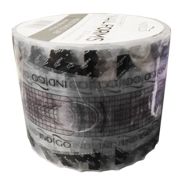 Прозрачные шаблоны для наращивания ногтей цвета индиго — 100 шт.