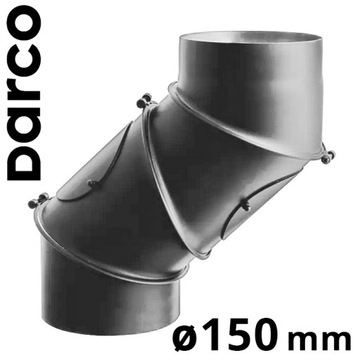 Kolano nastawne 4 segmentowe DARCO | fi 150 mm