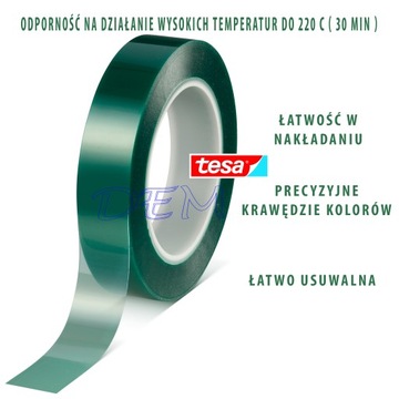 Маскировка TESA 50600 Высокоэлементарный зеленый