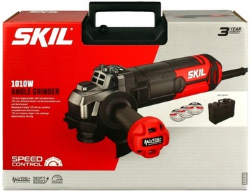 Угловая шлифовальная шлифовка 125 мм 1010W 9151 Skil с регулировкой скорости + чемодан