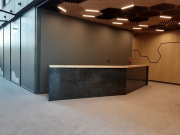 Стойка ресепшн R118, светодиод из спеченного кварца, 600 см