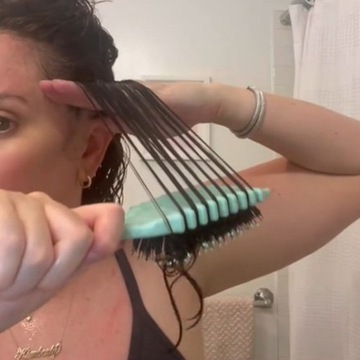 ЩЕТКА ДЛЯ ВКУРНЫХ ВОЛОС МАССАЖЕР ДЛЯ ВОЛОС ДЛЯ КУДРОВ