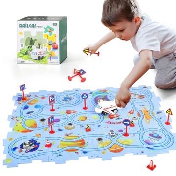 ИНТЕРАКТИВНЫЕ ПАЗЛЫ ЖЕЛЕЗНОДОРОЖНАЯ ПУТЬ С КОСМИЧЕСКИМ ЛОГИЧЕСКИМ ПАЗЛАМИ ДЛЯ ДЕТЕЙ