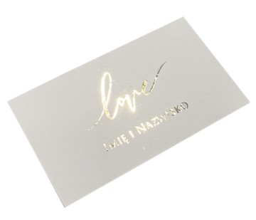 Winietki IMIONA GOŚCI ZŁOCONE ślub wesele chrzest