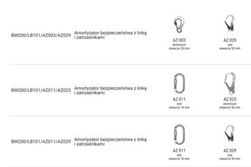 AMORTYZATOR BEZPIECZEŃSTWA Z LINKĄ ABM/LB101