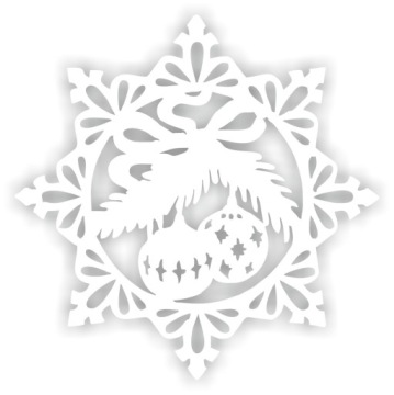 РОЖДЕСТВЕНСКИЕ ЕЛОЧНЫЕ УКРАШЕНИЯ МИКС КОМПАНИЯ ПОДВЕСКИ БЕЛЫЕ БАУЛЫ 100ШТ 11СМ