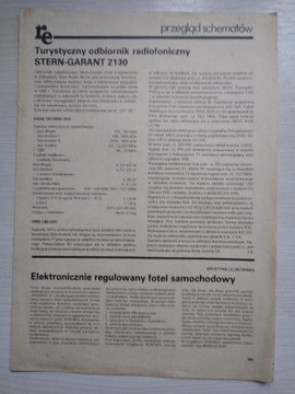 Opis ze schematem OR STERN-GARANT 2130