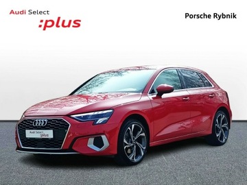 Audi A3 8Y Sportback 1.5 35 TFSI 150KM 2023 Audi A3 Sportback 150 KM Automat Skóry I wŁ SalonP