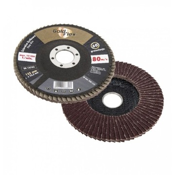 TARCZA ŚCIERNA LISTKOWA LAMELKOWA 125MM 120gr