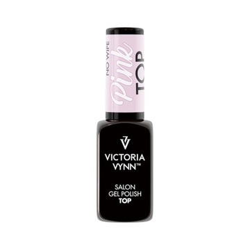 Top hybrydowy Gel Polish Top No Wipe Pink 8ml Victoria Vynn